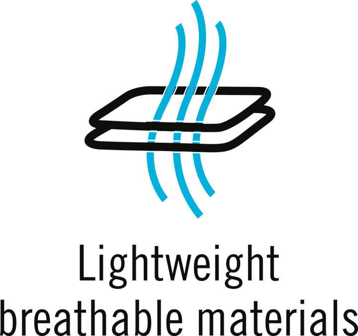 lightweight breathable materials logo